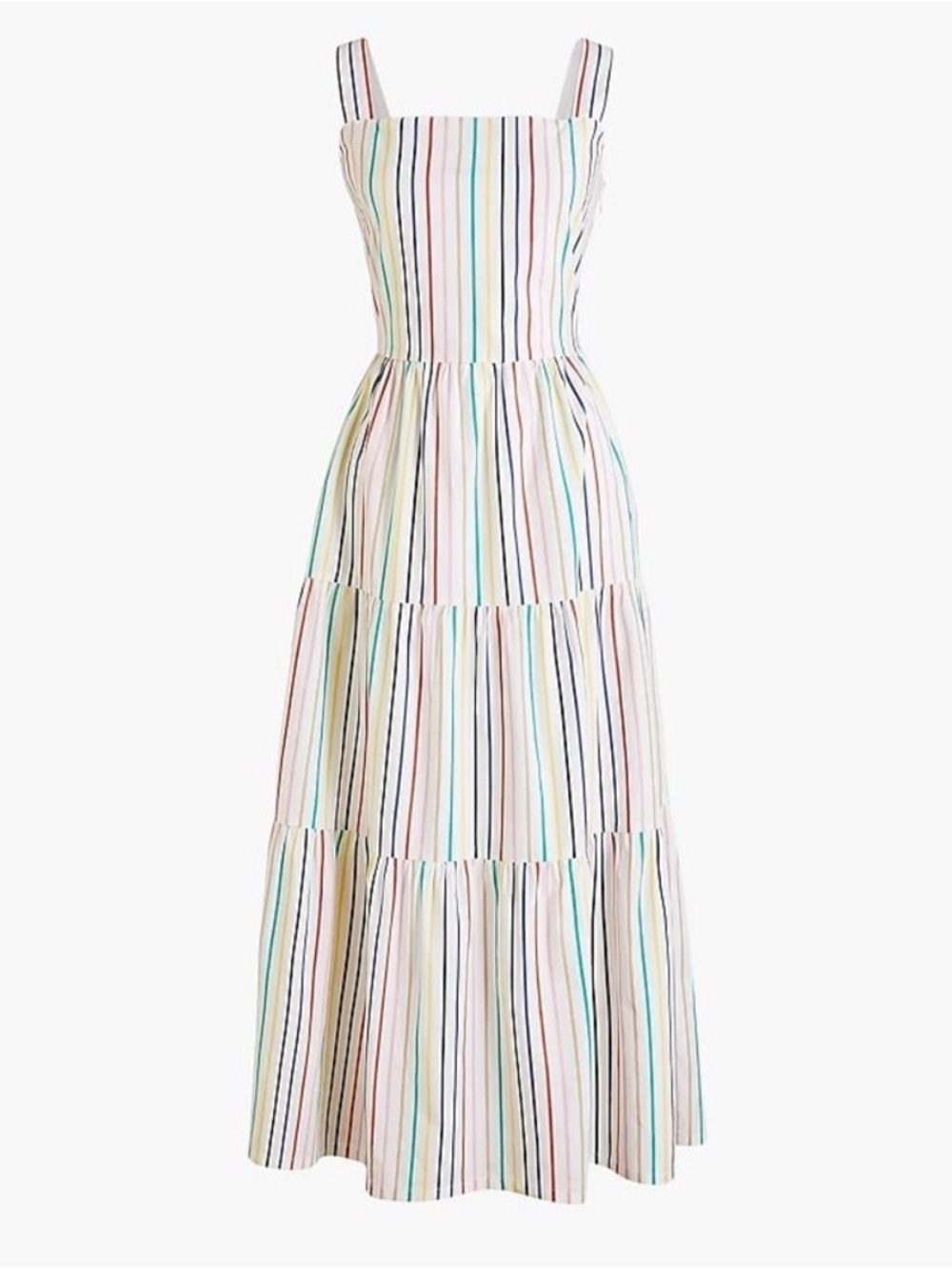 J. Crew Factory Striped Maxi Dress